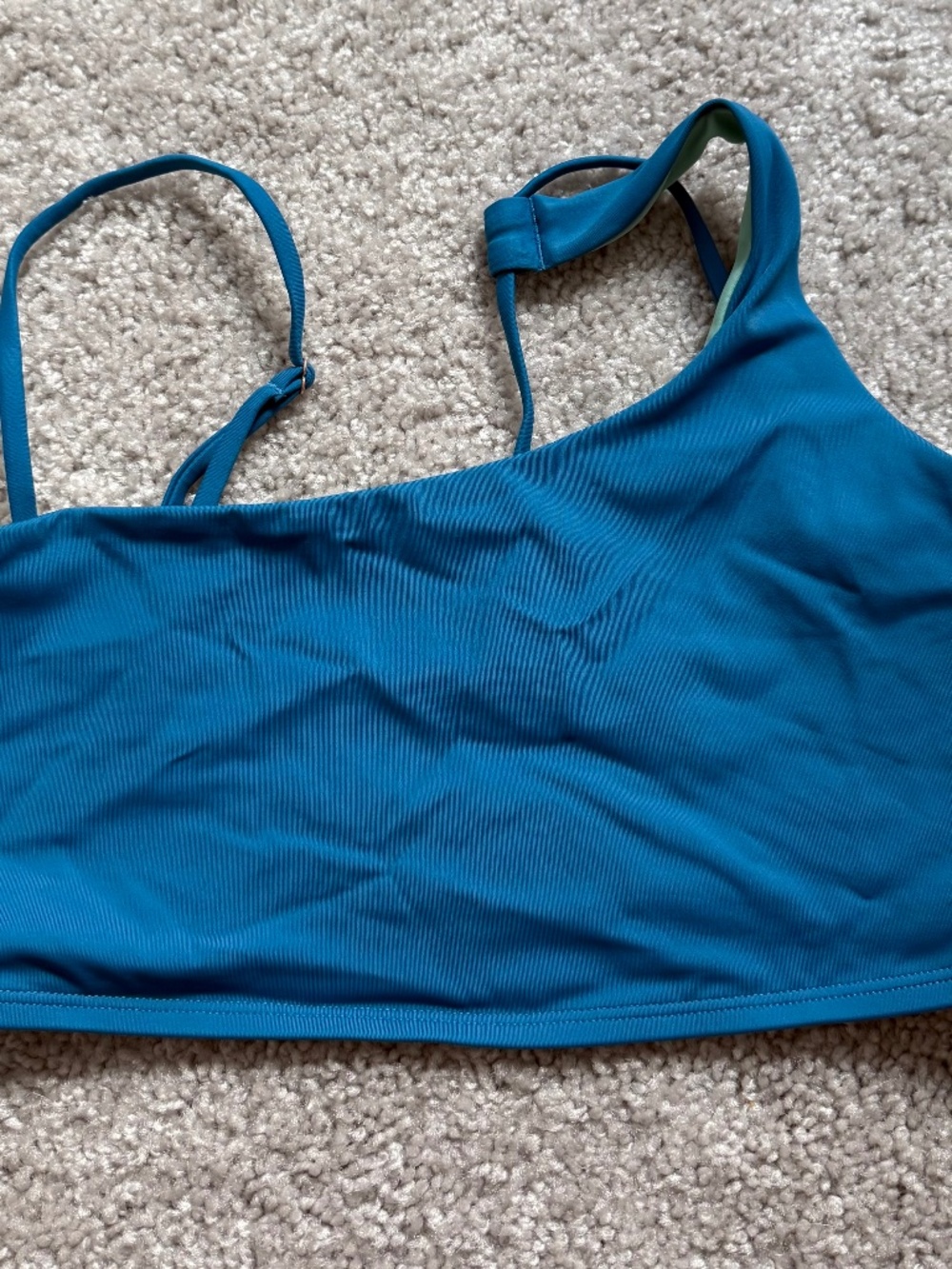 Jolyn bikini swim suit top - willa / large (blue)